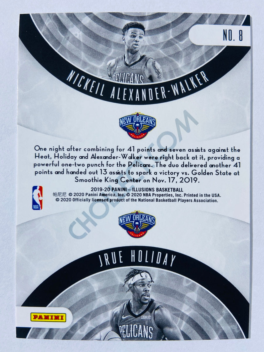 Nickeil Alexander-Walker / Jrue Holiday - New Orleans Pelicans 2019-20 Panini Illusions Rookie Reflections #8