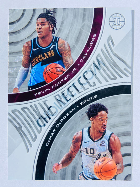 Kevin Porter Jr. / DeMar DeRozan - Cleveland Cavaliers / San Antonio Spurs 2019-20 Panini Illusions Rookie Reflections #16