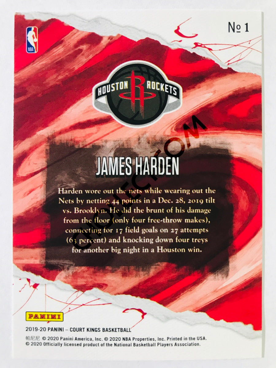 James Harden - Houston Rockets 2019-20 Panini Court Kings #1