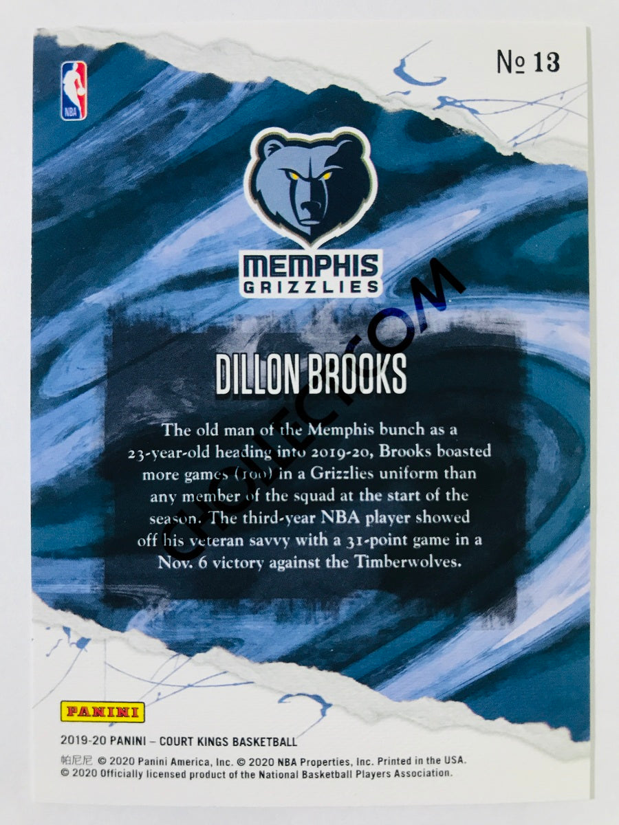 Dillon Brooks - Memphis Grizzlies 2019-20 Panini Court Kings #13