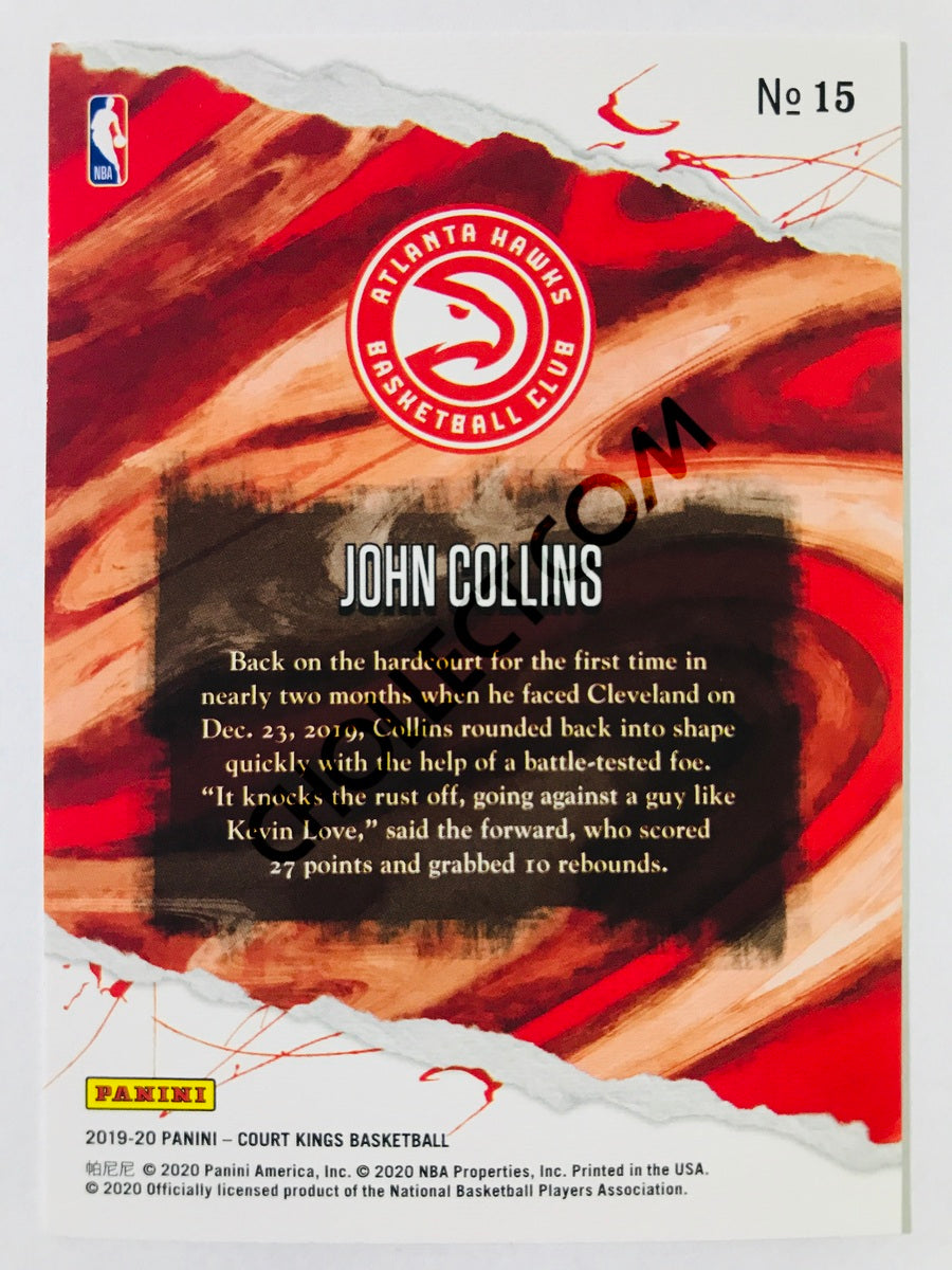 John Collins - Atlanta Hawks 2019-20 Panini Court Kings #15