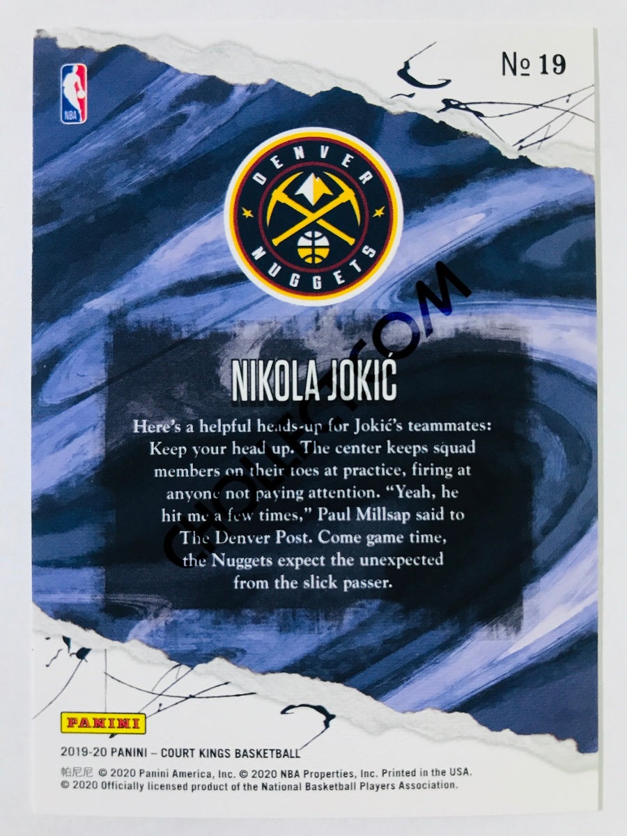 Nikola Jokic - Denver Nuggets 2019-20 Panini Court Kings #19