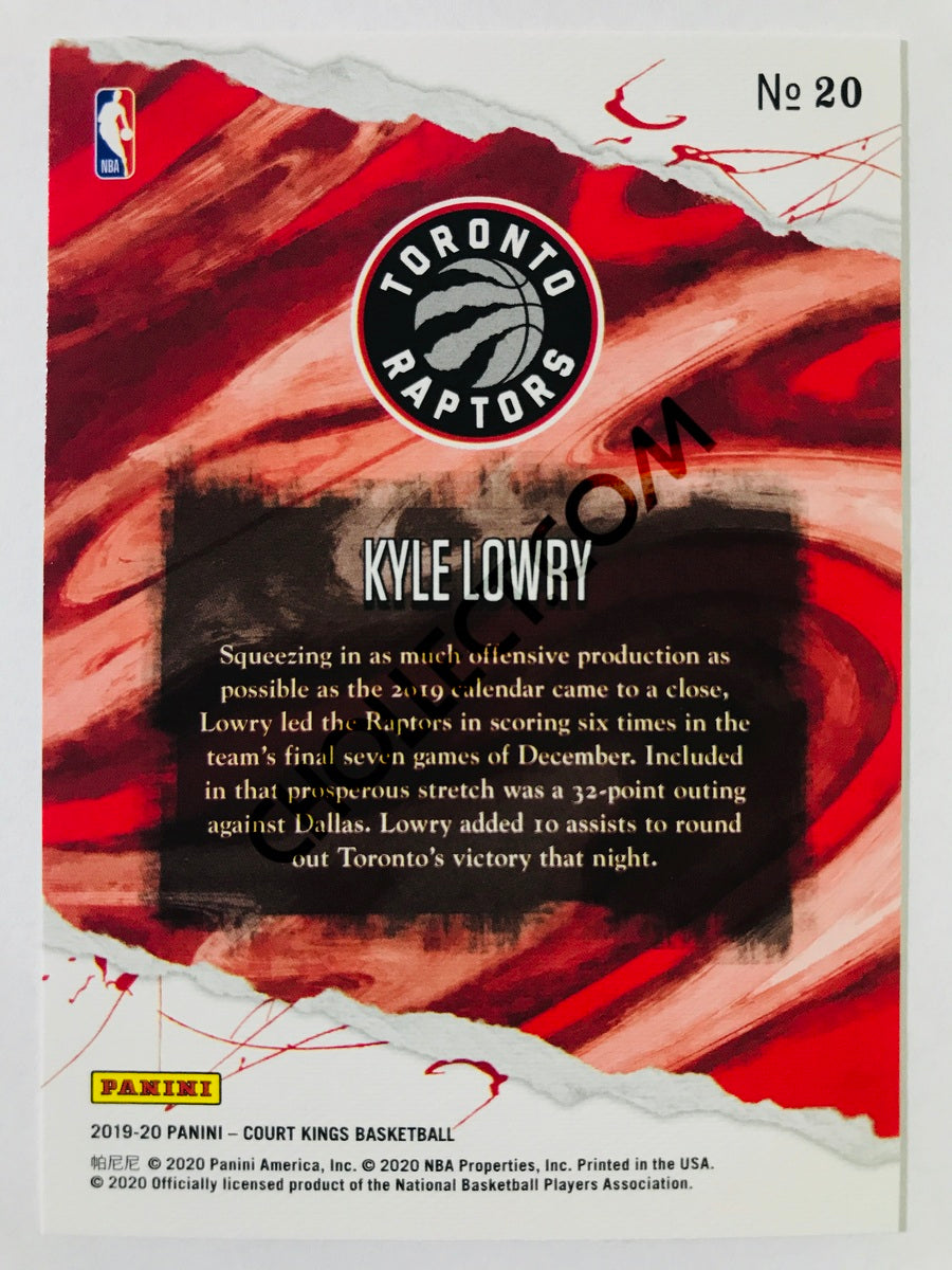 Kyle Lowry - Toronto Raptors 2019-20 Panini Court Kings #20