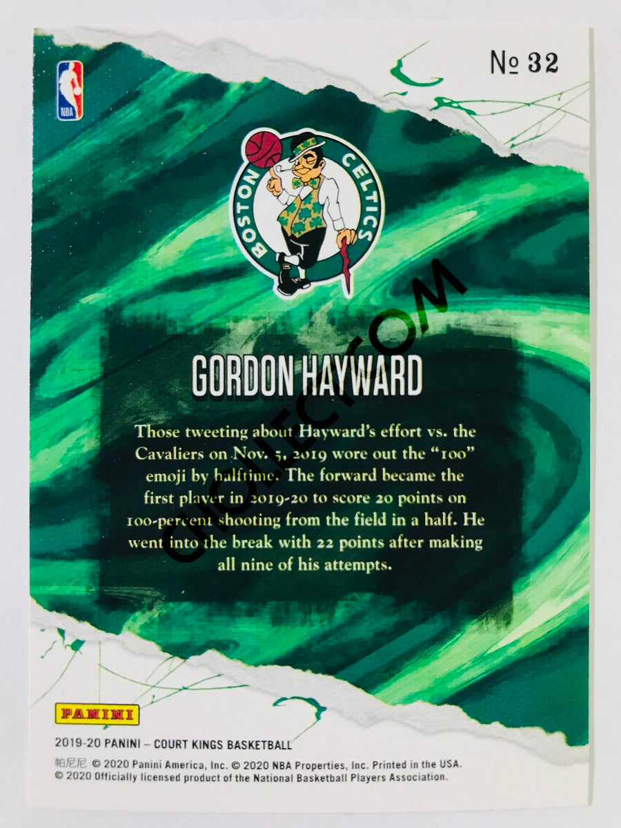 Gordon Hayward - Boston Celtics 2019-20 Panini Court Kings #32