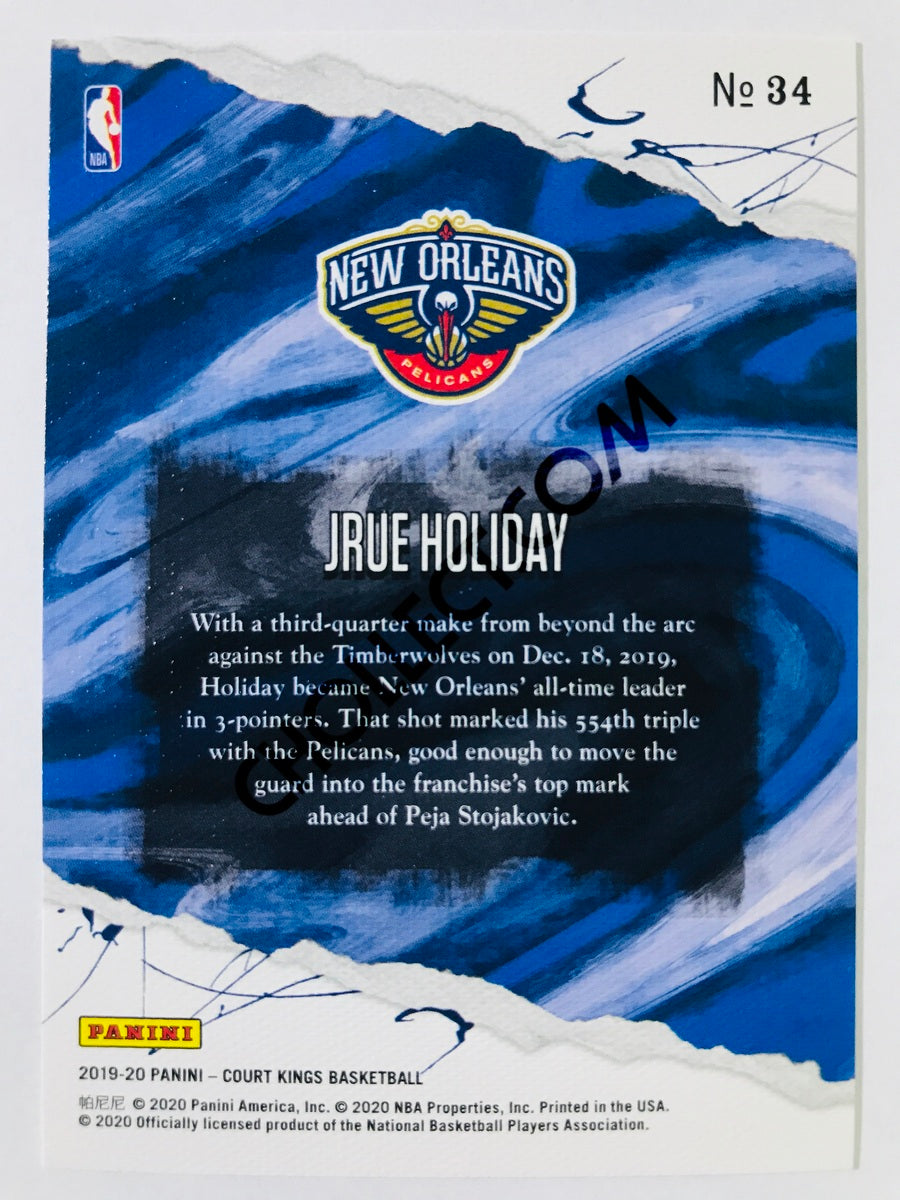 Jrue Holiday - New Orleans Pelicans 2019-20 Panini Court Kings #34