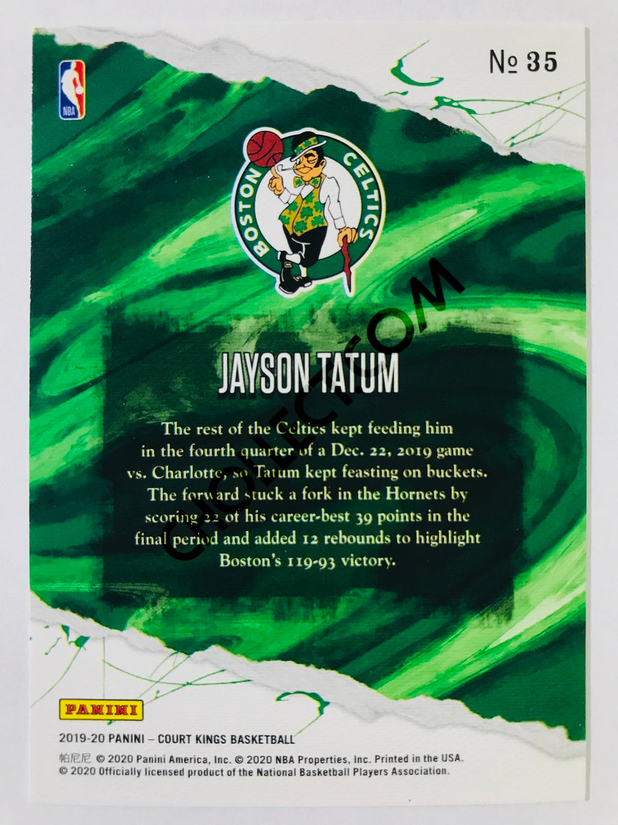 Jayson Tatum - Boston Celtics 2019-20 Panini Court Kings #35