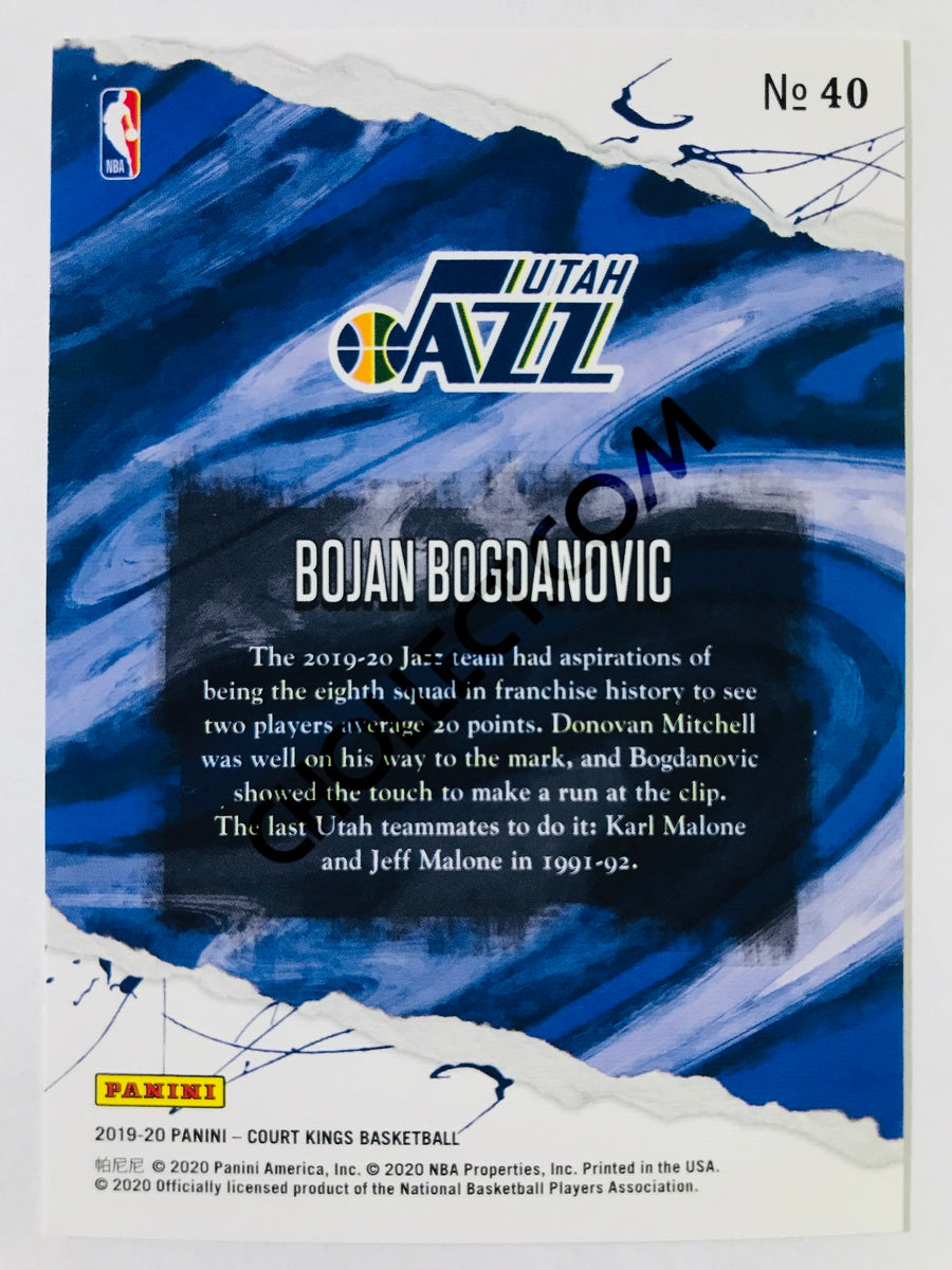 Bojan Bogdanovic - Utah Jazz 2019-20 Panini Court Kings #40