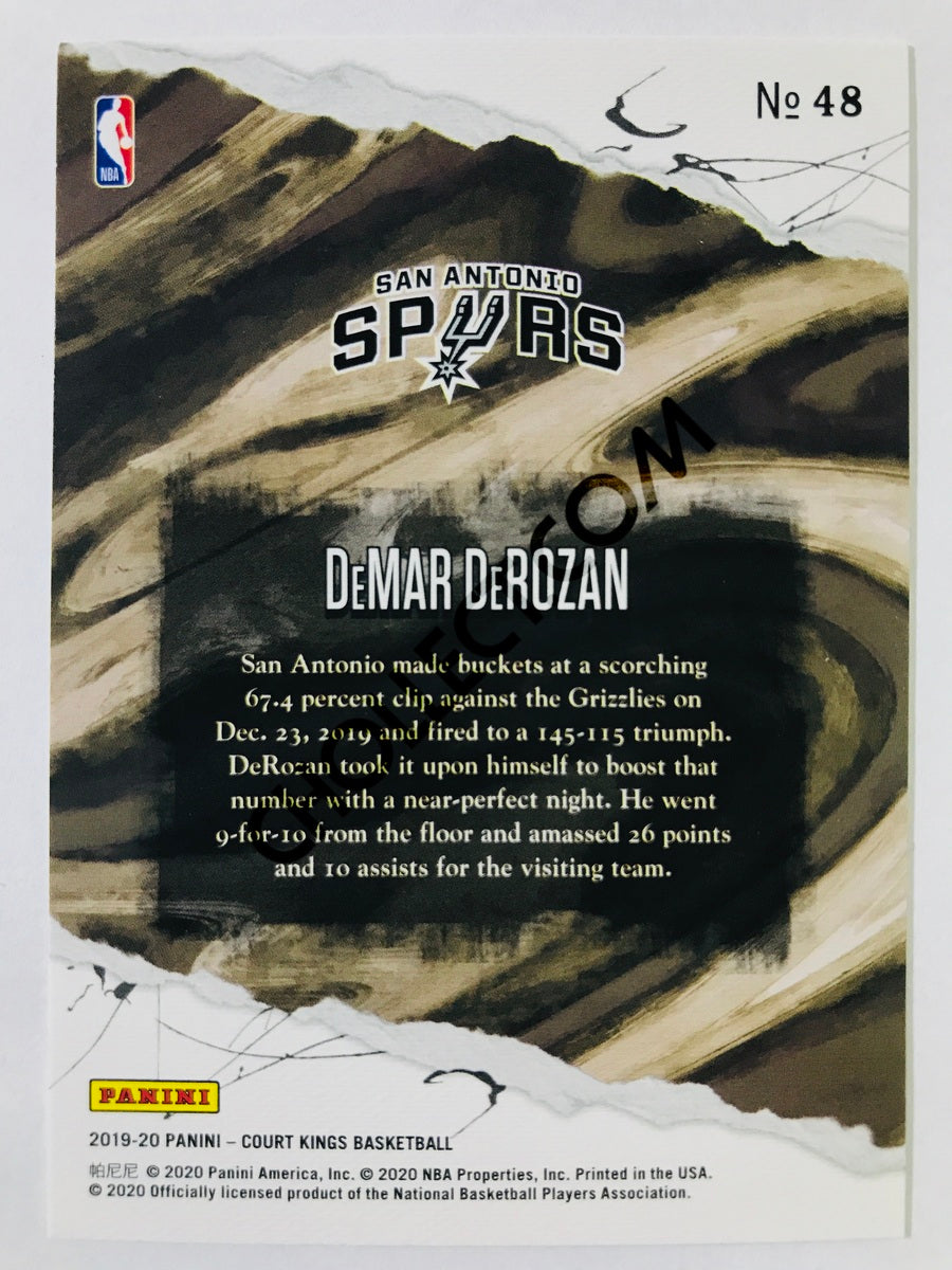 DeMar DeRozan - San Antonio Spurs 2019-20 Panini Court Kings #48