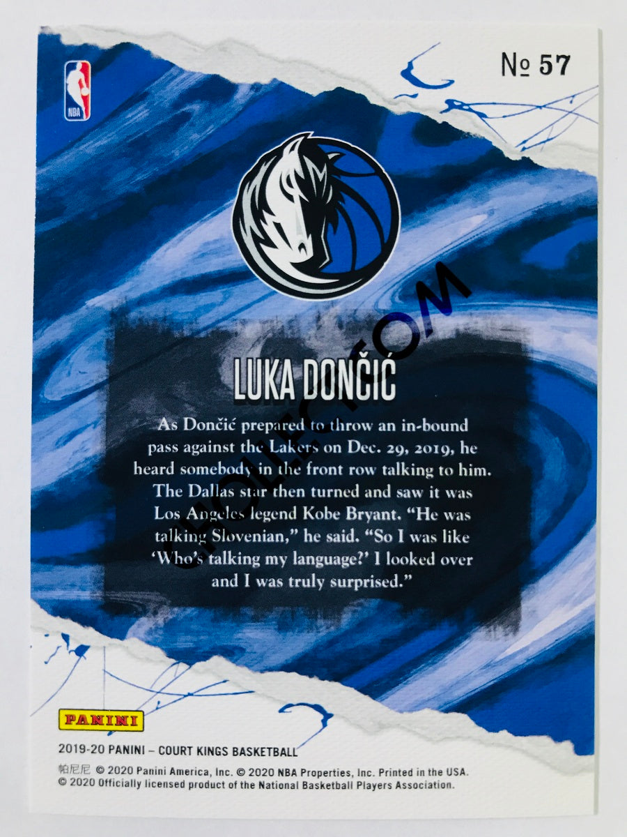 Luka Doncic - Dallas Mavericks 2019-20 Panini Court Kings #57