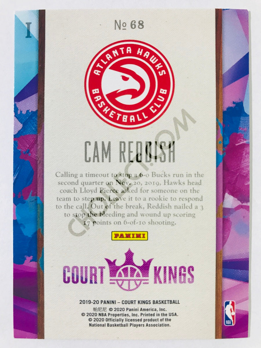 Cam Reddish - Atlanta Hawks 2019-20 Panini Court Kings RC Rookie Level I #68