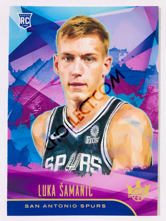 Luka Samanic - San Antonio Spurs 2019-20 Panini Court Kings RC Rookie Level I #71