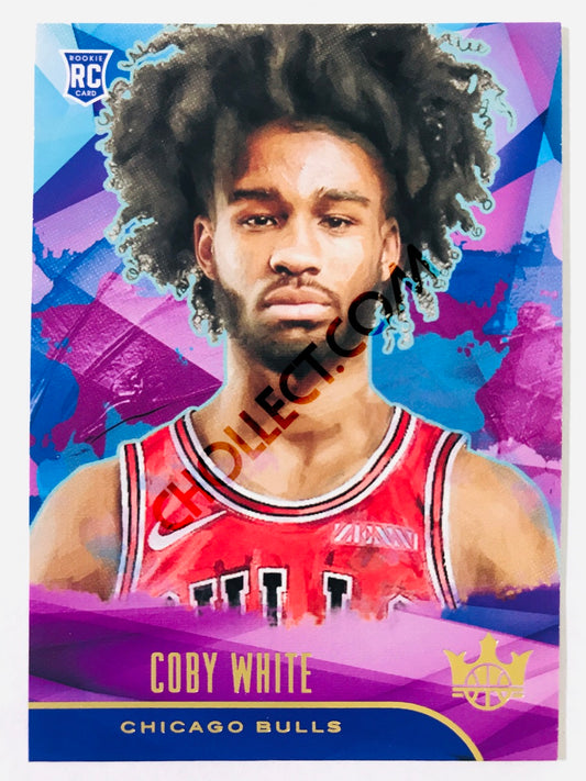 Coby White - Chicago Bulls 2019-20 Panini Court Kings RC Rookie Level I #76