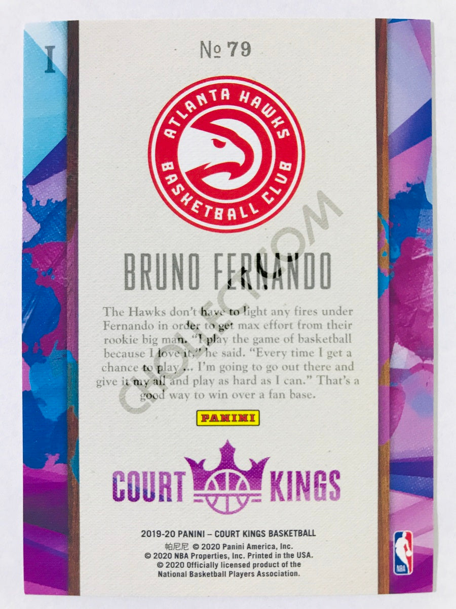 Bruno Fernando - Atlanta Hawks 2019-20 Panini Court Kings RC Rookie Level I #79