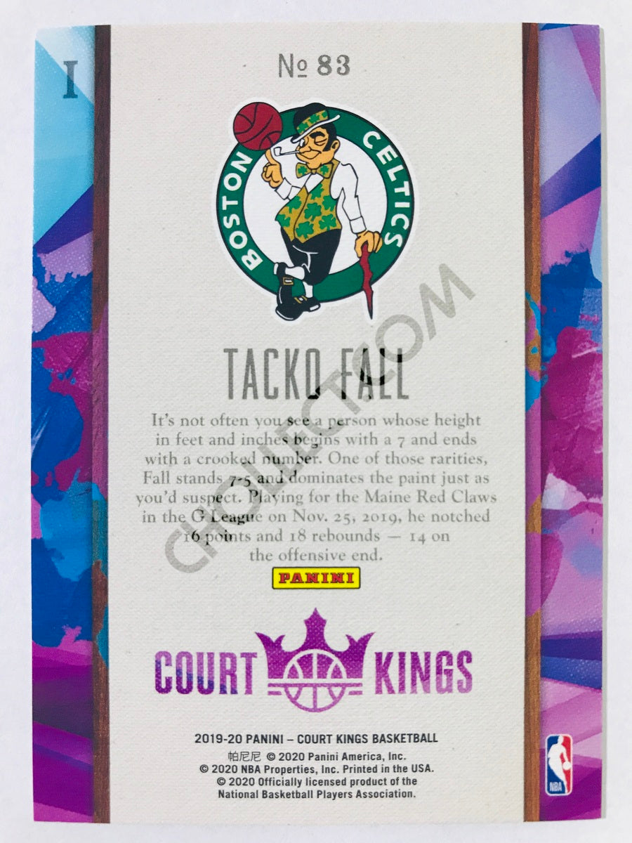 Tacko Fall - Boston Celtics 2019-20 Panini Court Kings RC Rookie Level I #83