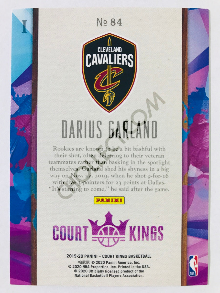 Darius Garland - Cleveland Cavaliers 2019-20 Panini Court Kings RC Rookie Level I #84