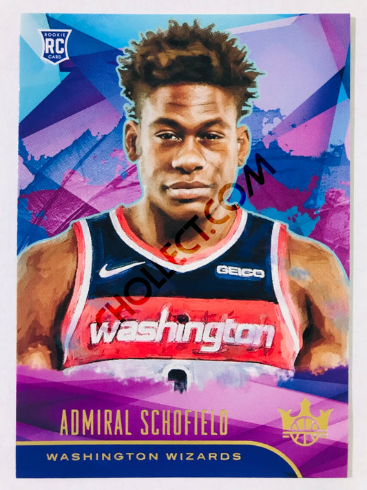 Admiral Schofield - Washington Wizards 2019-20 Panini Court Kings RC Rookie Level I #89