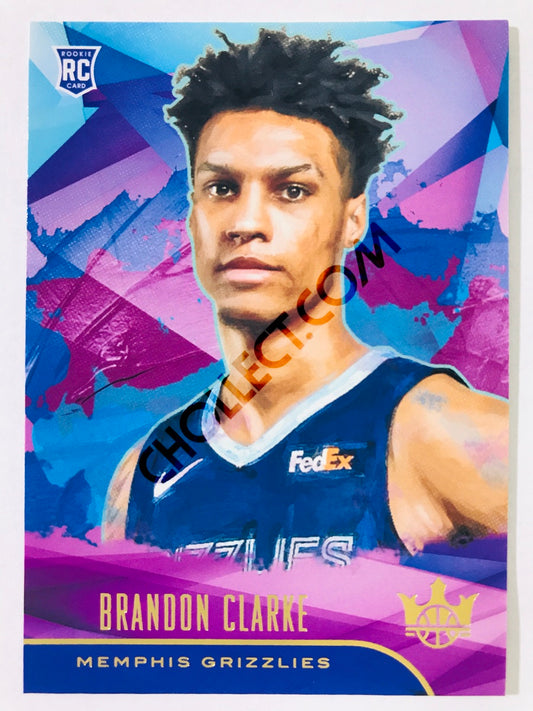 Brandon Clarke - Memphis Grizzlies 2019-20 Panini Court Kings RC Rookie Level I #91