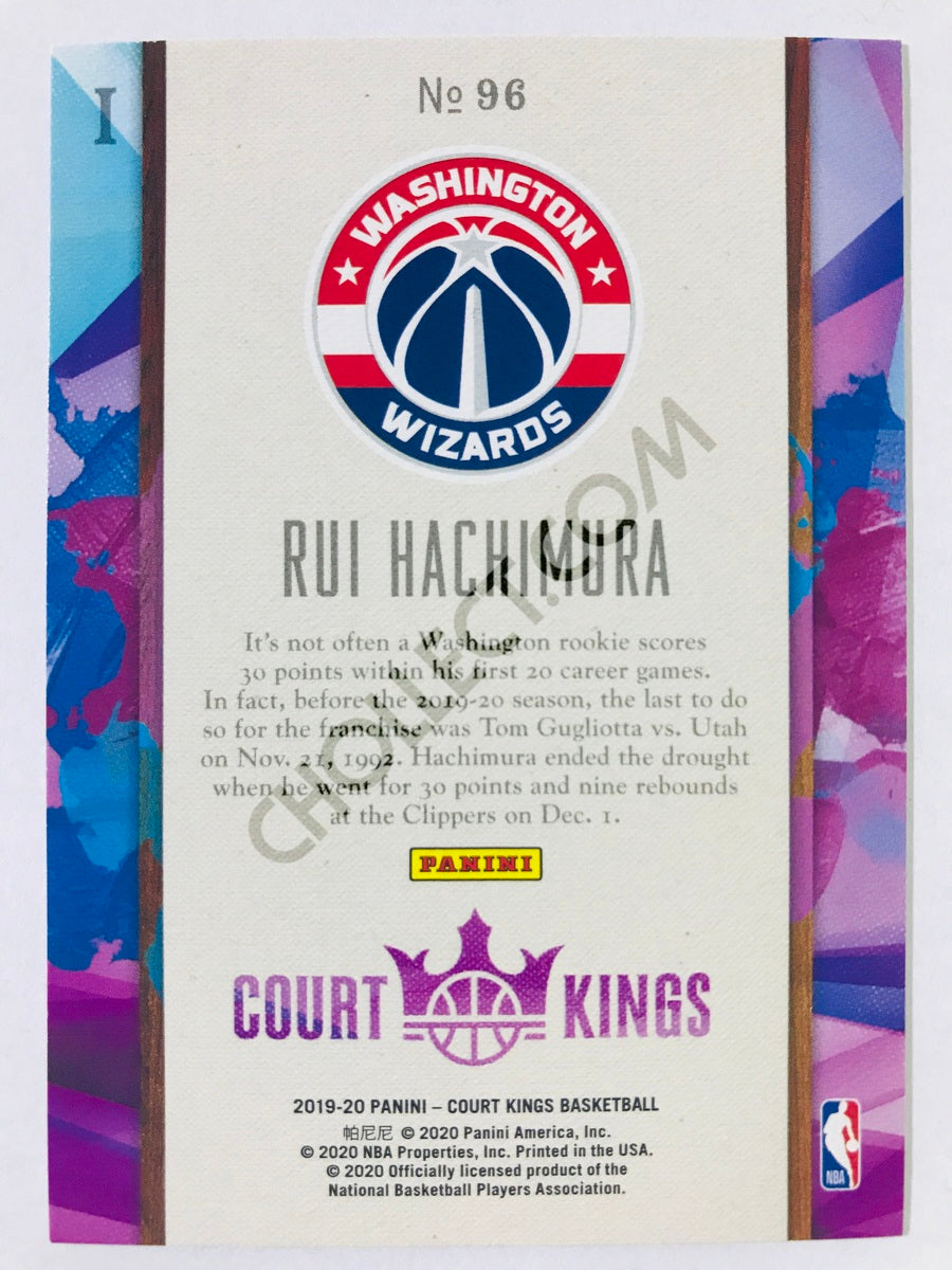 Rui Hachimura - Washington Wizards 2019-20 Panini Court Kings RC Rookie Level I #96