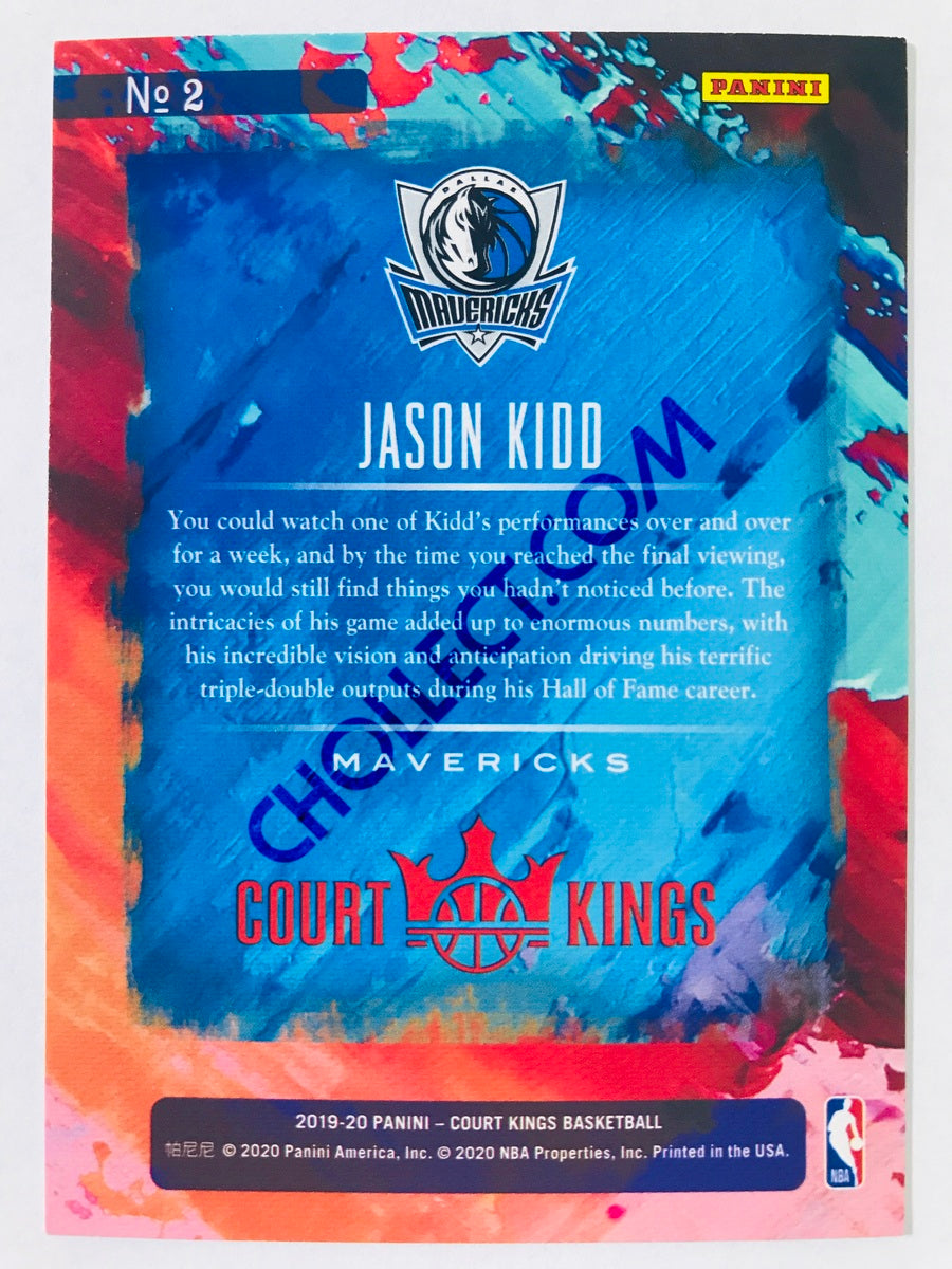 Jason Kidd - Dallas Mavericks 2019-20 Panini Court Kings Academy of Fine Arts Insert #2