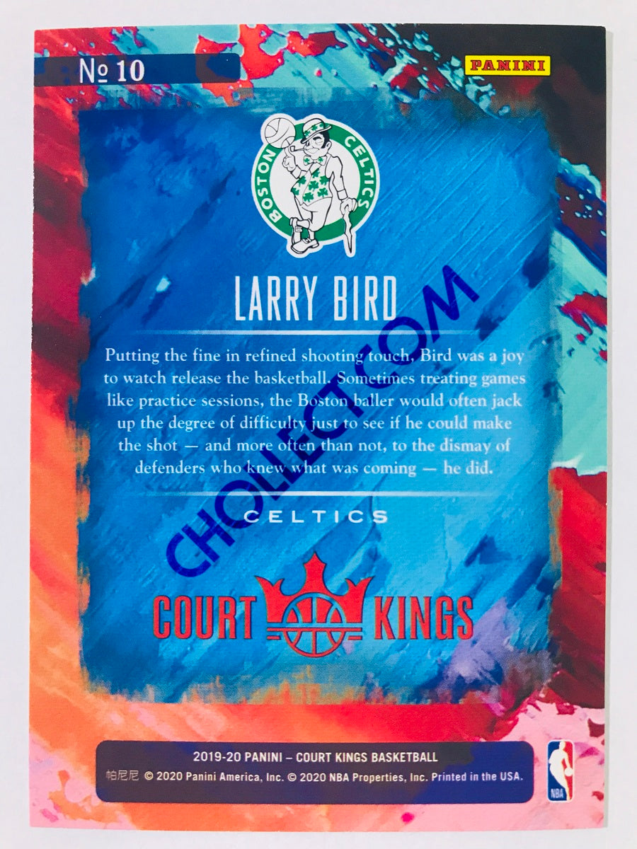 Larry Bird - Boston Celtics 2019-20 Panini Court Kings Academy of Fine Arts Insert #10