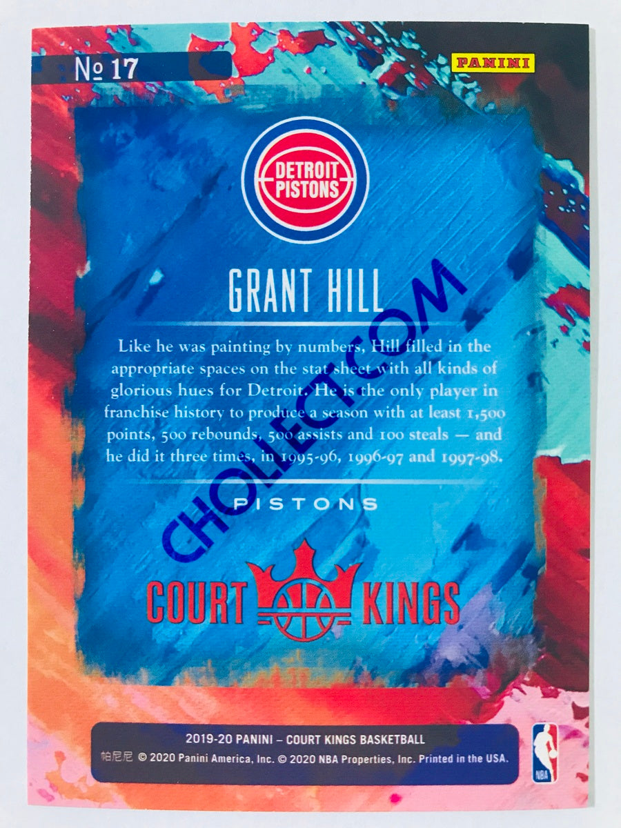 Grant Hill - Detroit Pistons 2019-20 Panini Court Kings Academy of Fine Arts Insert #17