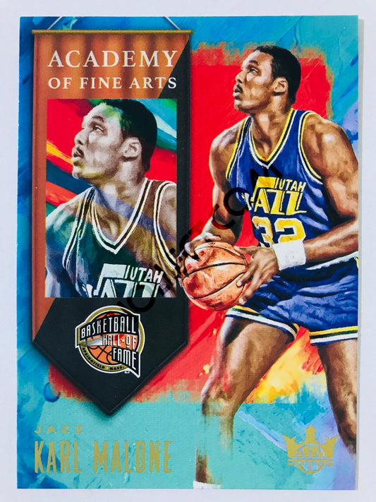 Karl Malone - Utah Jazz 2019-20 Panini Court Kings Academy of Fine Arts Insert #24