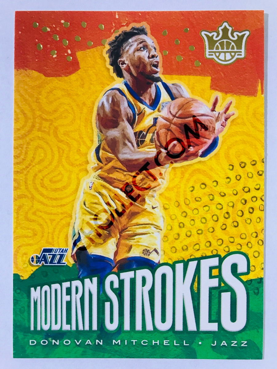 Donovan Mitchell - Utah Jazz 2019-20 Panini Court Kings Modern Strokes Insert #6