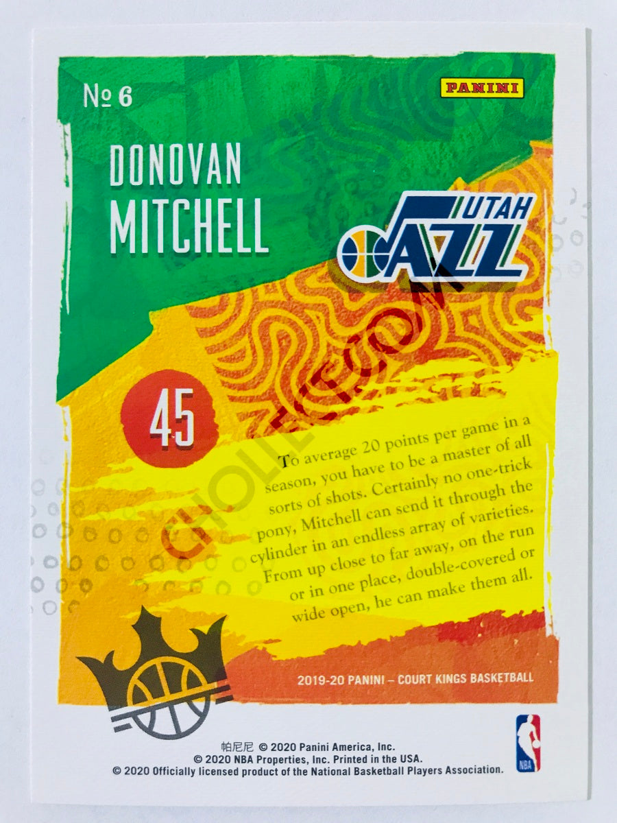 Donovan Mitchell - Utah Jazz 2019-20 Panini Court Kings Modern Strokes Insert #6