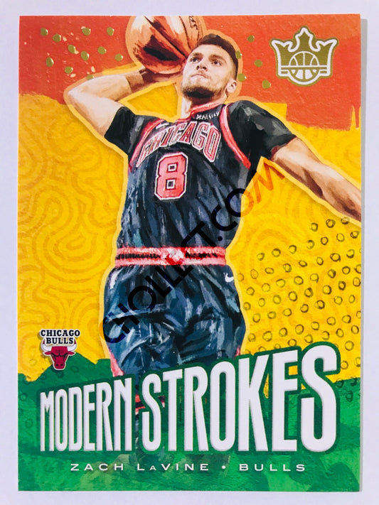 Zach LaVine - Chicago Bulls 2019-20 Panini Court Kings Modern Strokes Insert #27