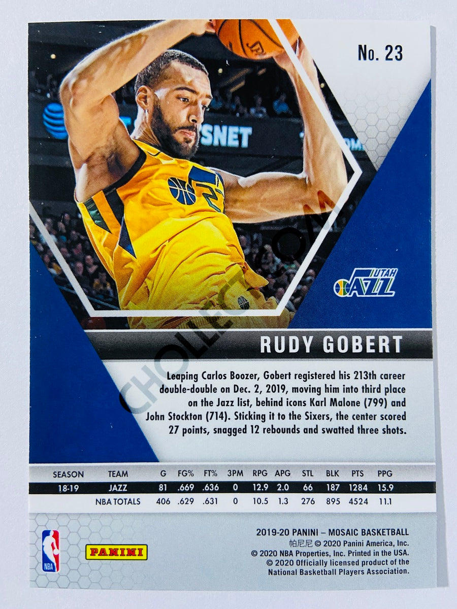 Rudy Gobert - Utah Jazz 2019-20 Panini Mosaic #23