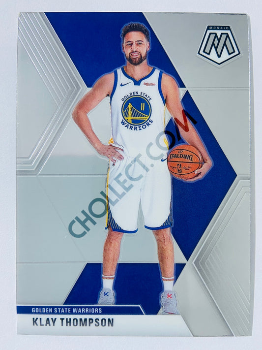 Klay Thompson - Golden State Warriors 2019-20 Panini Mosaic #80