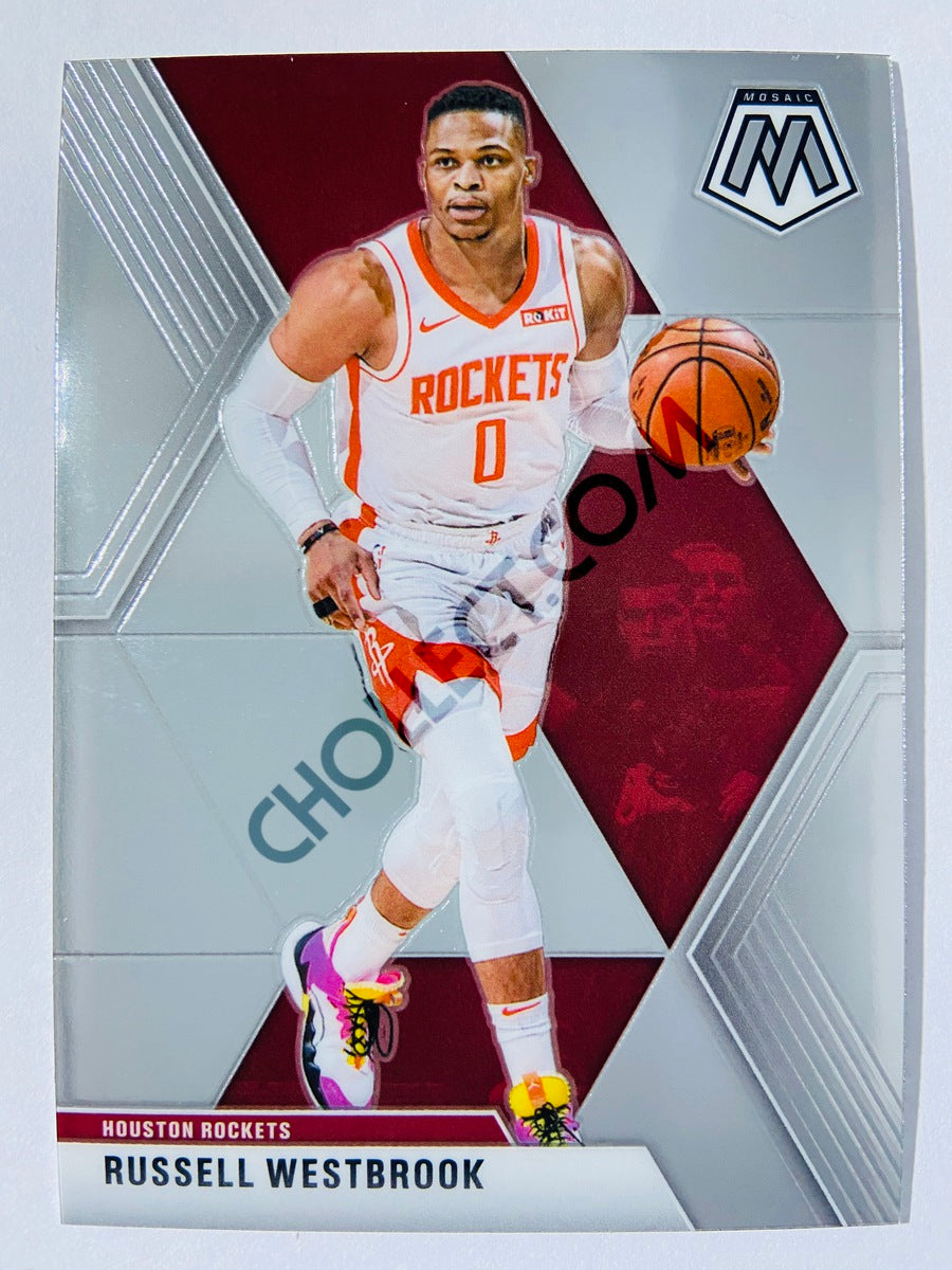 Russell Westbrook - Houston Rockets 2019-20 Panini Mosaic #134