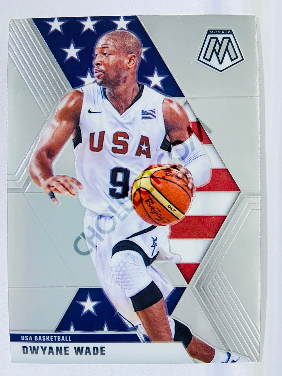 Dwyane Wade - USA Basketball 2019-20 Panini Mosaic  #259