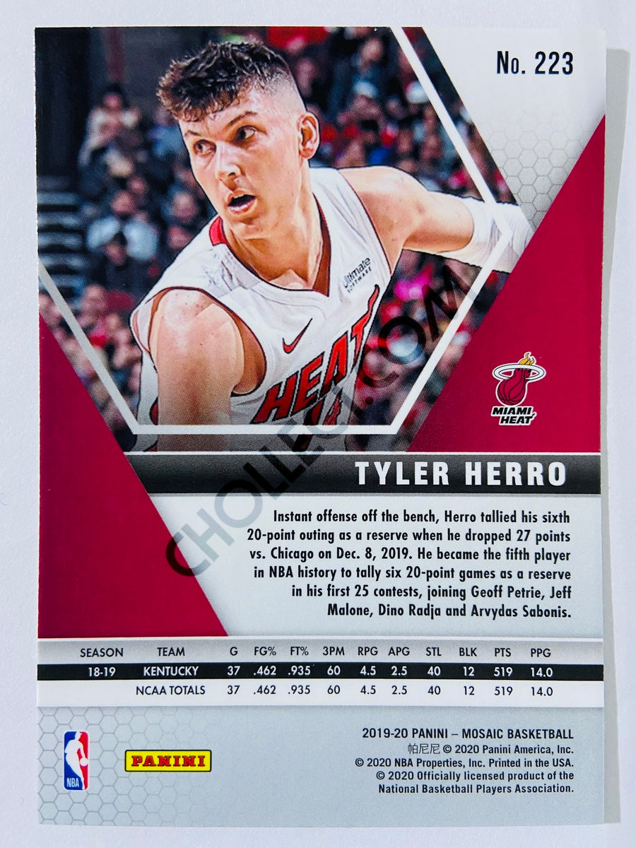 Tyler Herro - Miami Heat 2019-20 Panini Mosaic RC Rookie #223