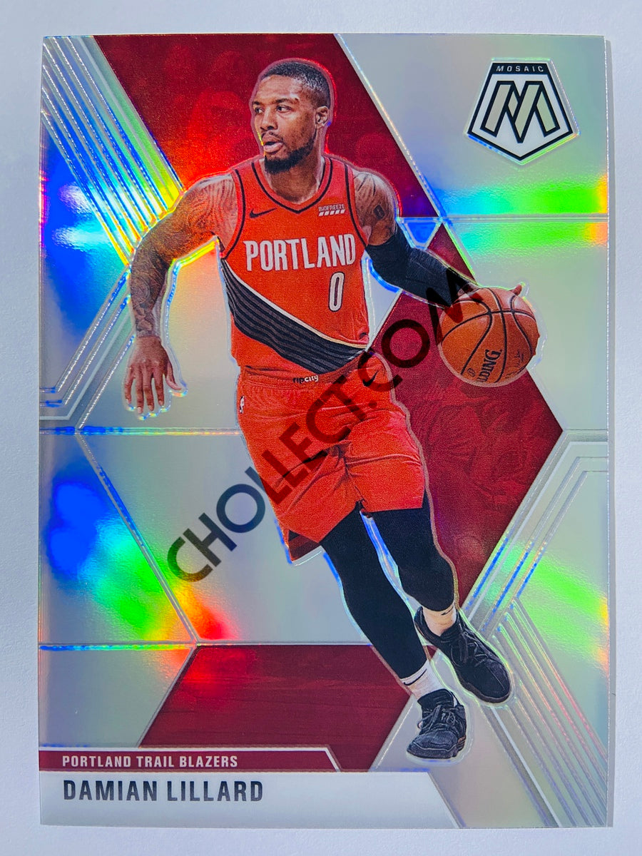 Damian Lillard - Portland Trail Blazers 2019-20 Panini Mosaic Silver Parallel #5