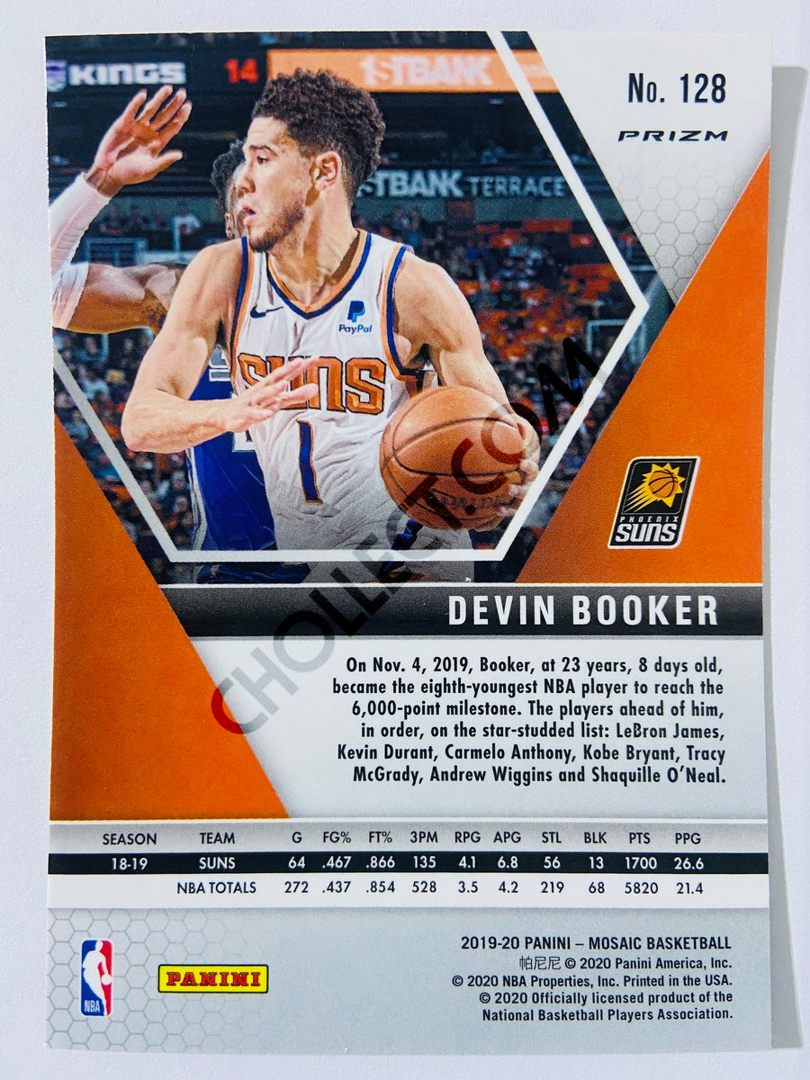 Devin Booker - Phoenix Suns 2019-20 Panini Mosaic Red Parallel #129