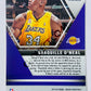 Shaquille O'Neal – Los Angeles Lakers 2019-20 Panini Mosaic Hall of Fame Reactive Blue Parallel #281