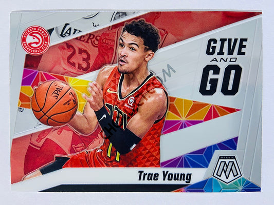 Trae Young - Atlanta Hawks 2019-20 Panini Mosaic Give and Go Insert #4