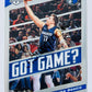 Luka Doncic - Dallas Mavericks 2019-20 Panini Mosaic Got Game? Insert #11