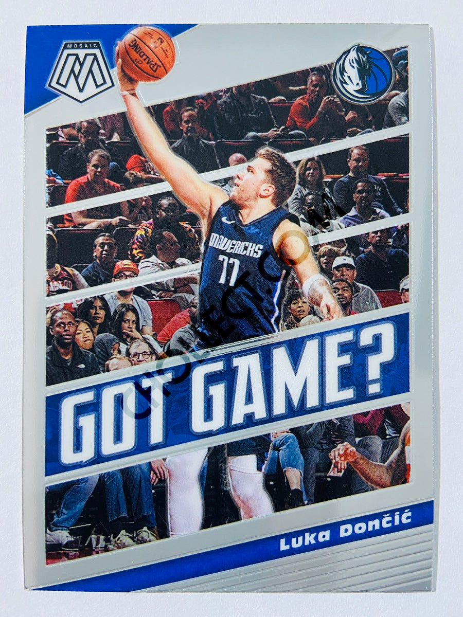 Luka Doncic - Dallas Mavericks 2019-20 Panini Mosaic Got Game? Insert #11