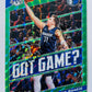 Luka Doncic - Dallas Mavericks 2019-20 Panini Mosaic Got Game? Green Parallel #11