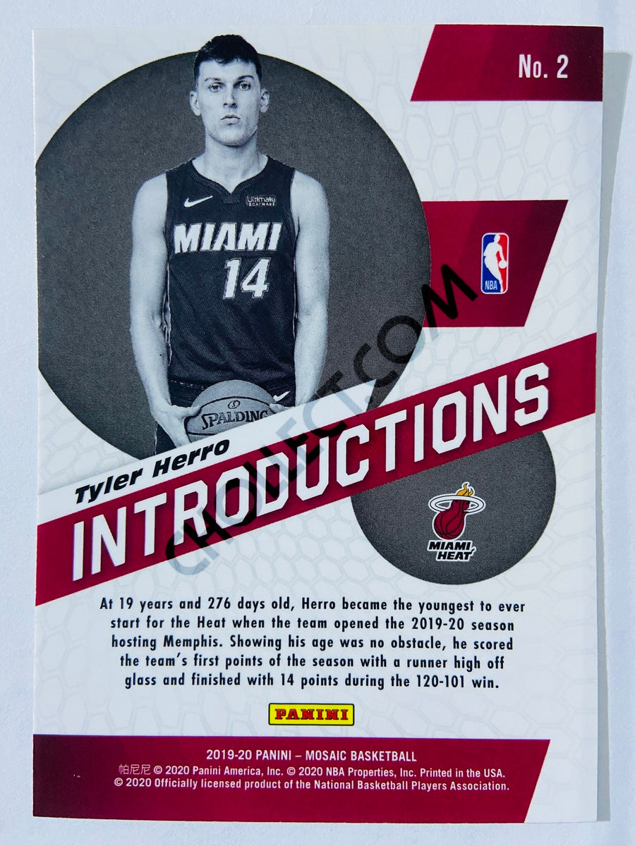 Tyler Herro - Miami Heat 2019-20 Panini Mosaic Introductions Rookie #2