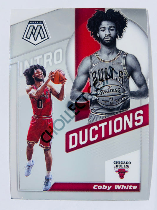 Coby White - Chicago Bulls 2019-20 Panini Mosaic Introductions Rookie Card #4