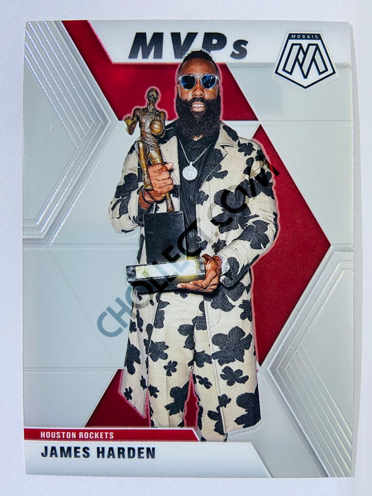 James Harden - Houston Rockets 2019-20 Panini Mosaic MVPs #296