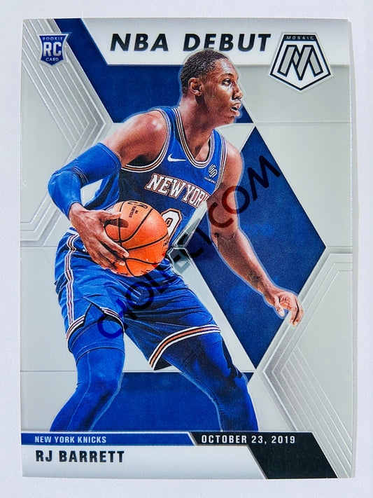 RJ Barrett - New York Knicks 2019-20 Panini Mosaic NBA Debut RC Rookie #270