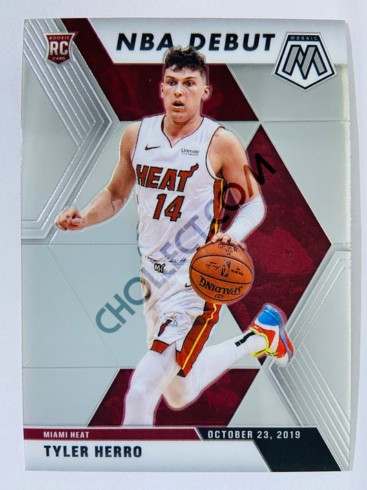 Tyler Herro - Miami Heat 2019-20 Panini Mosaic NBA Debut RC Rookie #280