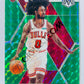 Coby White - Chicago Bulls 2019-20 Panini Mosaic NBA Debut Green Parallel RC Rookie #264