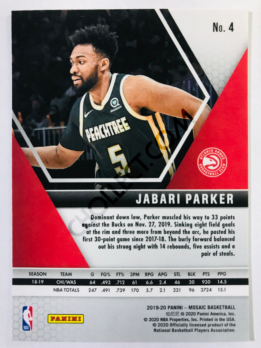 Jabari Parker - Atlanta Hawks 2019-20 Panini Mosaic #4