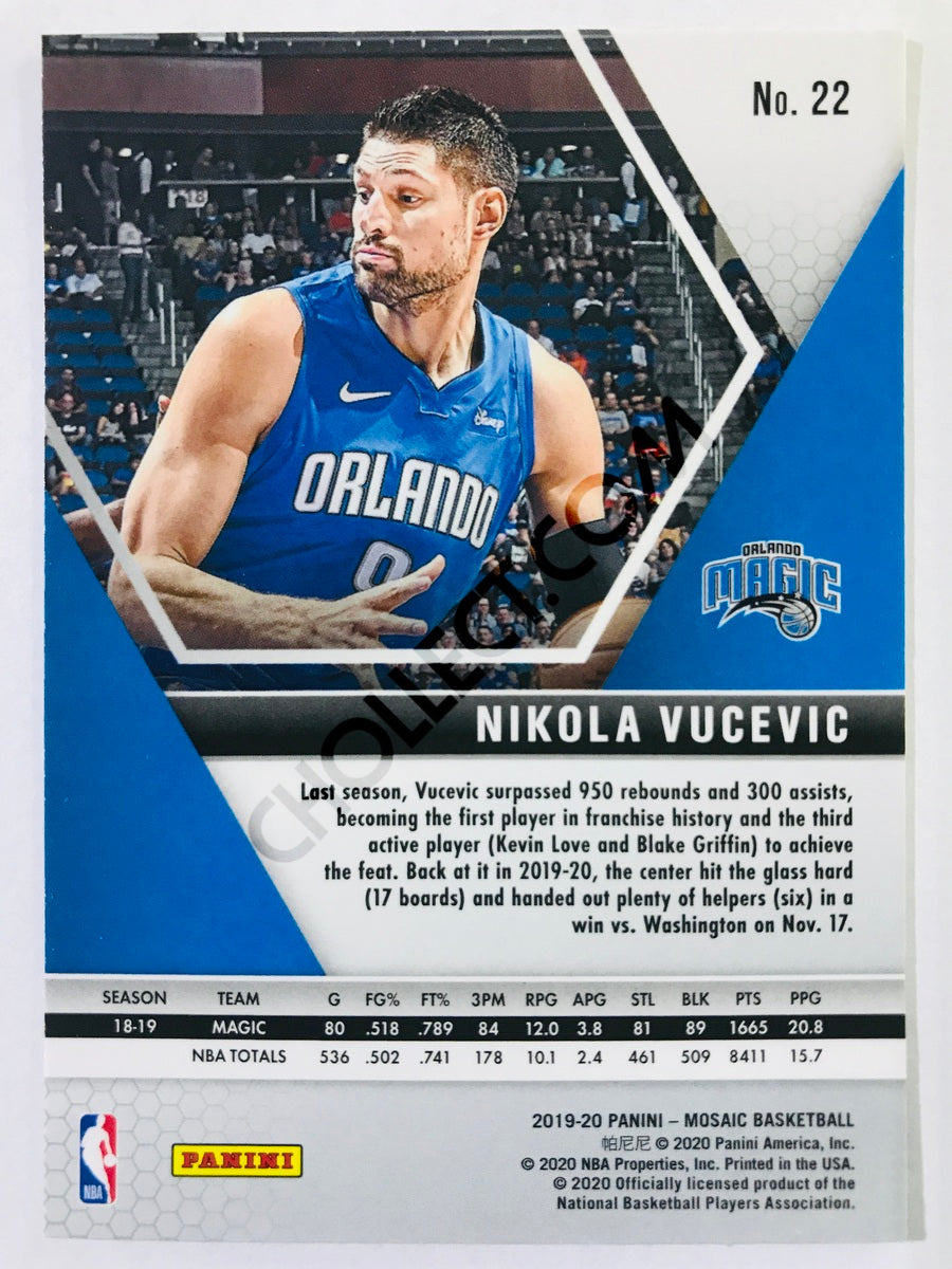 Nikola Vucevic - Orlando Magic 2019-20 Panini Mosaic #22