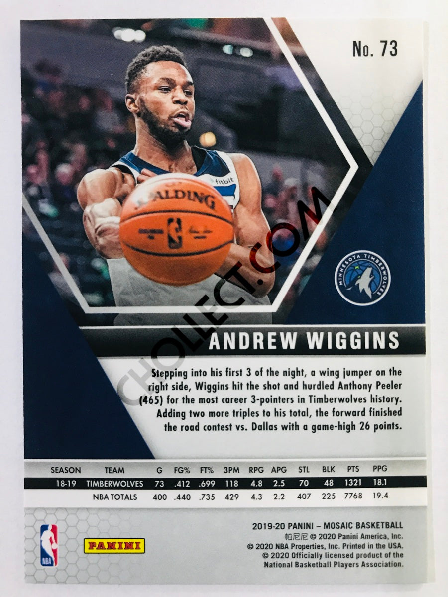 Andrew Wiggins - Minnesota Timberwolves 2019-20 Panini Mosaic #73